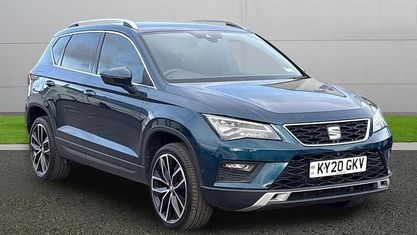 Usado Seat Ateca XCELLENCE Lux 150 HP (110 kW) 2020 Azul SUV