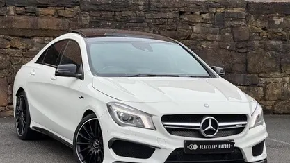 Used Mercedes CLA45 AMG AMG 360 HP (264 kW) 2014 White Sedan