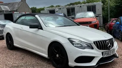 Used Mercedes E220 AMG 170 HP (125 kW) 2013 White Cabriolet