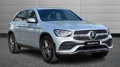 Silver Used 2020 Mercedes GLC300e AMG line SUV | £22,991 (Fair price)