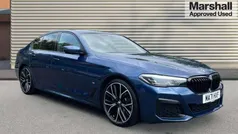 Blue Used 2021 BMW 520 M Sport Sedan | £22,490 (Fair price)