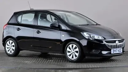 Used Vauxhall Corsa Design Edition 90 HP (66 kW) 2017 Black Hatchback
