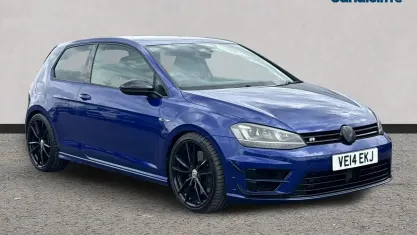 Used VW Golf VII R 300 HP (220 kW) 2017 Blue Hatchback