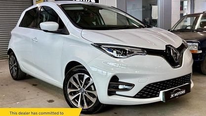 Usado Renault Zoe GT-Line 100 kW (136 HP) 2020 Branco Citadino
