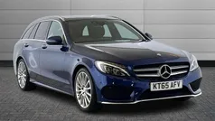 Blue Used 2016 Mercedes C250 AMG Line Premium Plus Estate | £13,750 (Fair price)
