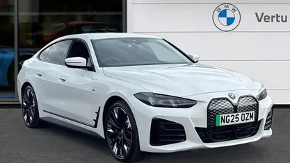 White Used 2025 BMW i4 M Sport Sedan | £37,911 (Super price)