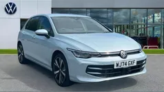 Crystal ice blue metallic Used 2025 VW Golf VIII Match Hatchback | £25,181 (Fair price)