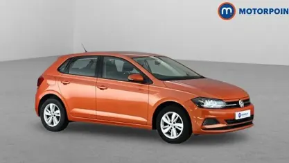 Used VW Polo SE 65 HP (47 kW) 2018 Orange Hatchback