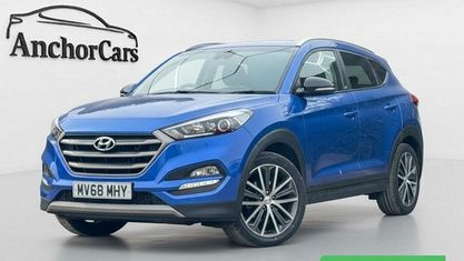 Usado Hyundai Tucson GO! 141 HP (103 kW) 2018 Azul SUV