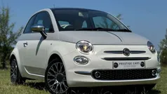 White/grey Used 2018 Fiat 500 Collezione Hatchback | £7,991 (Fair price)