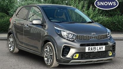 Begagnad Kia Picanto X-Line 84 HK (61 kW) 2019 Silver Halvkombi