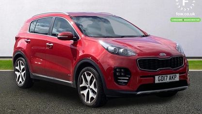 Używany Kia Sportage GT-Line 177 KM (130 kW) 2017 Czerwony SUV