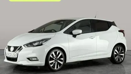 Used Nissan Micra Tekna 92 HP (67 kW) 2022 White Hatchback