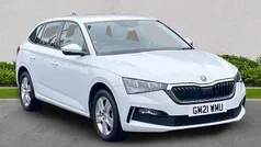 White Used 2021 Skoda Scala SE Hatchback | £11,438 (Fair price)