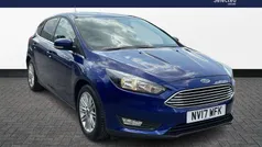 Blue Used 2017 Ford Focus Zetec Hatchback | £6,495 (Fair price)