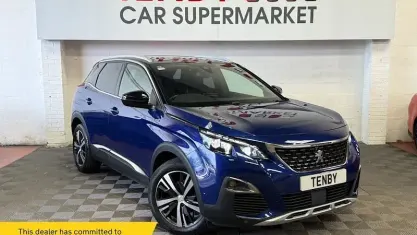 Used Peugeot 3008 GT-line 181 HP (133 kW) 2019 Blue SUV