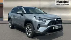 Silver Used 2021 Toyota RAV4 Hybrid SUV | £26,135 (Fair price)