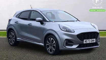 Silver Used 2023 Ford Puma ST-Line X Hatchback | £17,599 (Fair price)