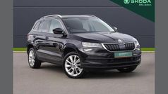 Black magic pearl effect Used 2022 Skoda Karoq SE L SUV | £18,495 (Fair price)