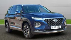 Blue Used 2020 Hyundai Santa Fe Premium SE SUV | £26,995 (Fair price)