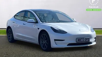 Used Tesla Model 3 RWD 235 kW (320 HP) 2022 White Sedan