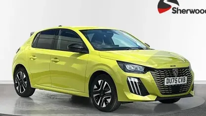 Used Peugeot 208 Allure 110 HP (80 kW) 2025 Yellow Hatchback