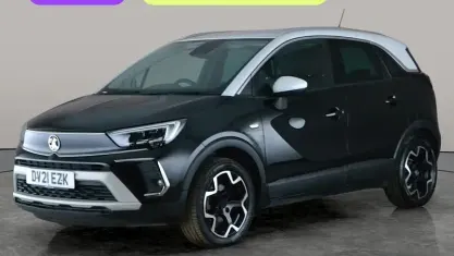 Used Vauxhall Crossland SRi 131 HP (96 kW) 2021 Black SUV