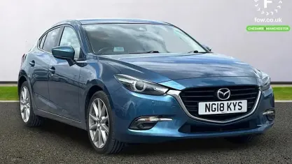 Used Mazda 3 Inclusive 120 HP (88 kW) 2018 Blue Hatchback