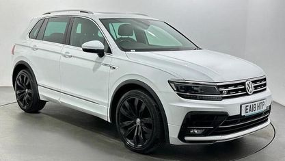 Używany VW Tiguan R-line 150 KM (110 kW) 2018 Biały SUV