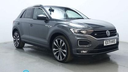 Usado VW T-Roc R-line 150 HP (110 kW) 2021 Cinzento SUV