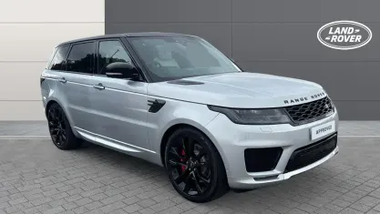Used Land Rover Range Rover Sport 350 HP (257 kW) 2021 Hakuba silver SUV