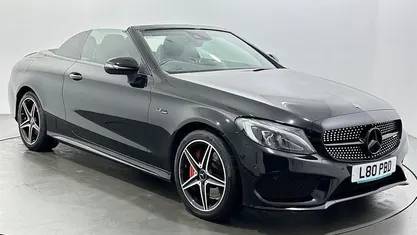 Black Used 2018 Mercedes C43 AMG Cabriolet | £20,816 (Fair price)