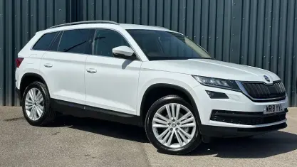 Used Skoda Kodiaq SE L 150 HP (110 kW) 2018 White SUV