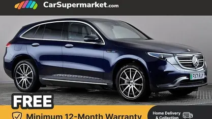Used Mercedes EQC400 AMG line 300 kW (408 HP) 2021 Blue SUV