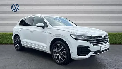 Used VW Touareg R-line 286 HP (210 kW) 2021 White SUV