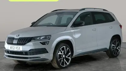 Used Skoda Karoq SportLine 150 HP (110 kW) 2021 Grey SUV