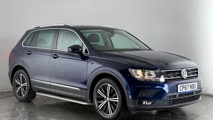 Used VW Tiguan SE 125 HP (91 kW) 2018 Blue SUV