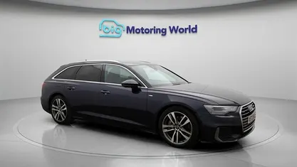 Used Audi A6 S-Line 299 HP (219 kW) 2023 Blue Estate