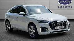 White Used 2021 Audi Q5 Sportback S-Line SUV | £29,499 (Super price)