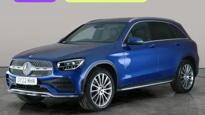 Used Mercedes GLC220 AMG line 194 HP (142 kW) 2022 Blue SUV