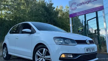 Used VW Polo Match 90 HP (66 kW) 2016 White Hatchback