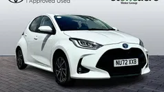 White Used 2022 Toyota Yaris Hybrid Design Hatchback | £16,000 (Fair price)