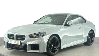 Begagnad BMW M2 Shadowline 460 HK (338 kW) 2024 Grå Sportkupé
