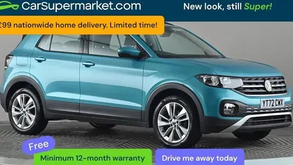 Used VW T-Cross SE 110 HP (80 kW) 2022 Turquoise SUV