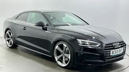 Used Audi A5 Black Edition 190 HP (139 kW) 2020 Black Coupe
