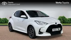 White Used 2022 Toyota Yaris Hybrid Design Hatchback | £17,189 (Fair price)