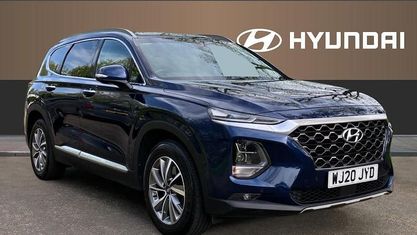 Second-hand Hyundai Santa Fe Premium 200 CP (147 kW) 2020 Albastru SUV