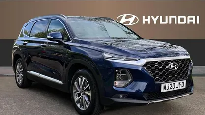 Second-hand Hyundai Santa Fe Premium 200 CP (147 kW) 2020 Albastru SUV