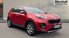 Red Used 2017 Kia Sportage GT-Line SUV | £12,990 (Fair price)