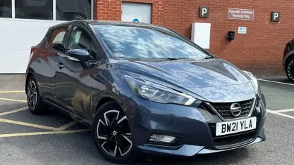 Used Nissan Micra Acenta 92 HP (67 kW) 2021 Grey Hatchback